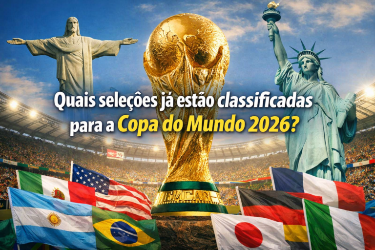 Quais seleções já estão classificadas para Copa do Mundo 2026